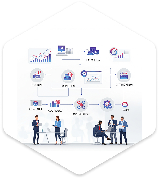 Business process management flow