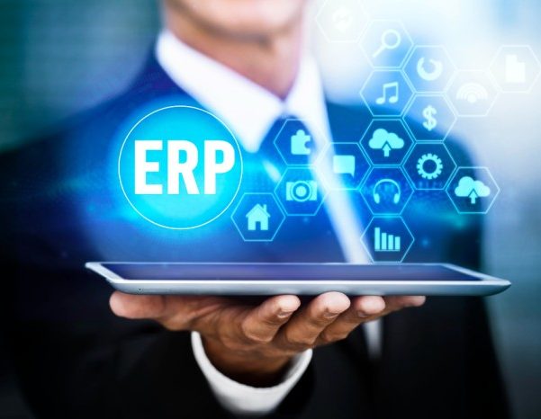Enterprise resource planning holographic interface