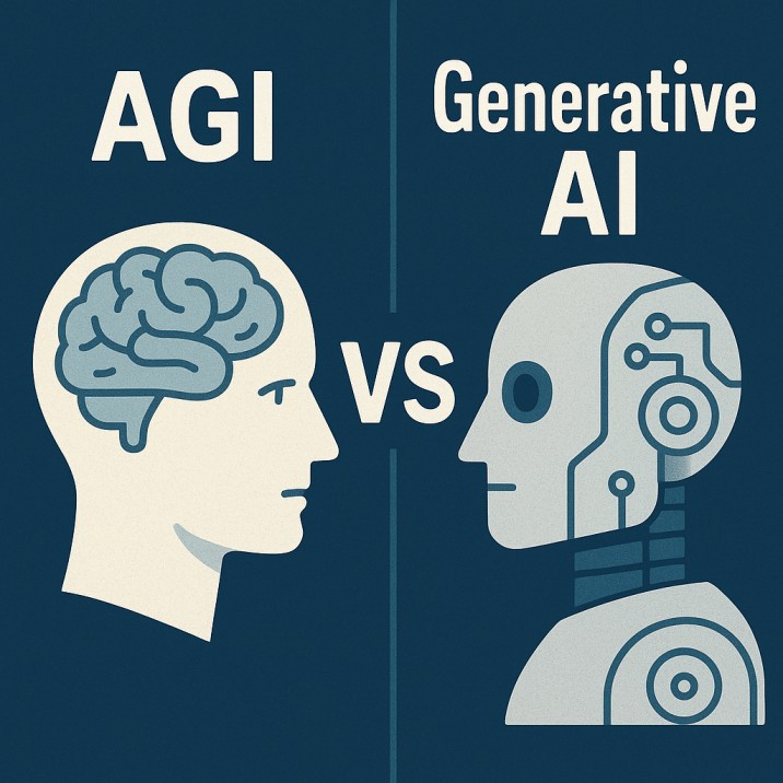 Main Differences Between Generative AI and AGI