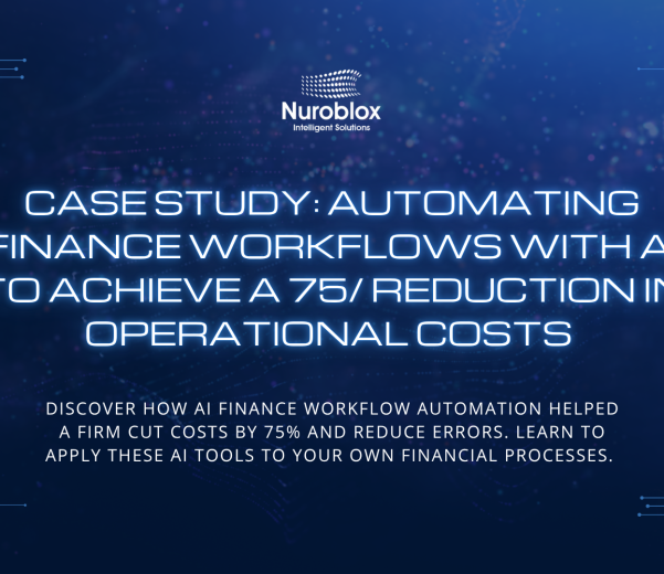 Automating Finance Workflows with AI to Achieve a 75% Reduction in Operational Costs