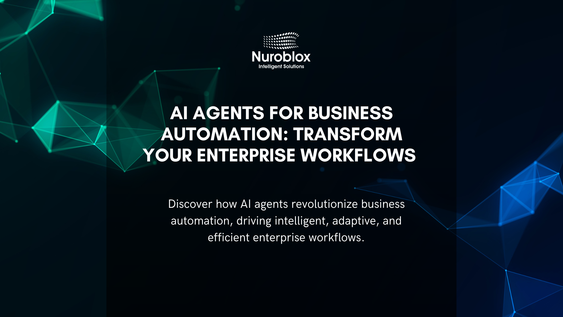 AI Agents for Business Automation - Transform Your Enterprise Workflows with intelligent AI agents to boost productivity, streamline operations, and enhance efficiency in 2025.
