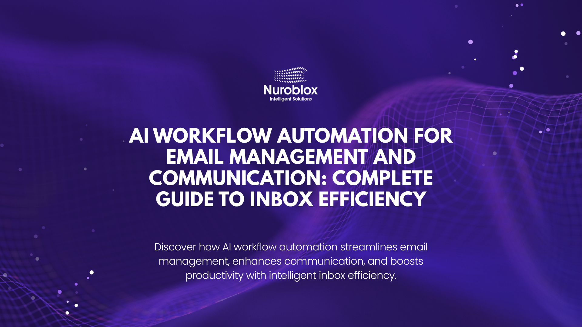 AI Workflow Automation for Email Management and Communication to boosting productivity, automating inbox tasks, and improving team communication efficiency.